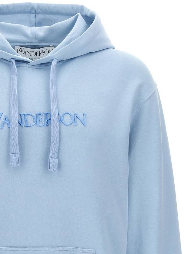 JW Anderson Logo Embroidery Hoodie - JW ANDERSON - BALAAN 3