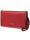 11Th Anniversary Rockstud Clutch Bag Red - VALENTINO - BALAAN 2