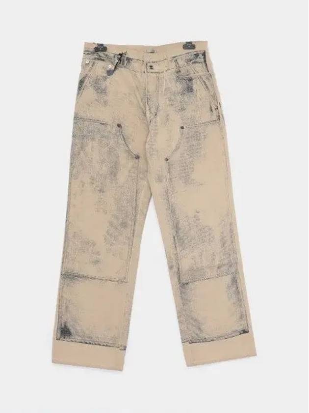 Carpenter Effect Heritage Denim Jeans Beige - DIOR - BALAAN 2