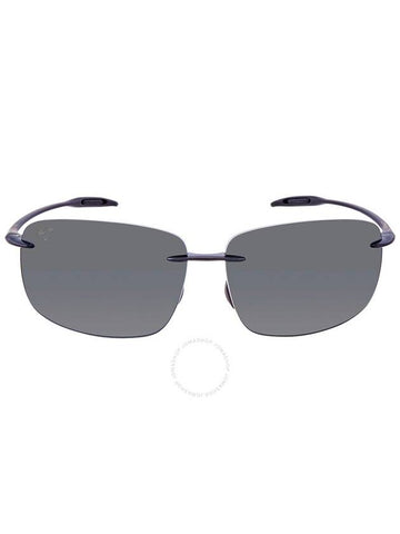 Maui Jim Breakwall Nuetral Grey Wrap Unisex Sunglasses 422-02 63 - MAUI JIM - BALAAN 1