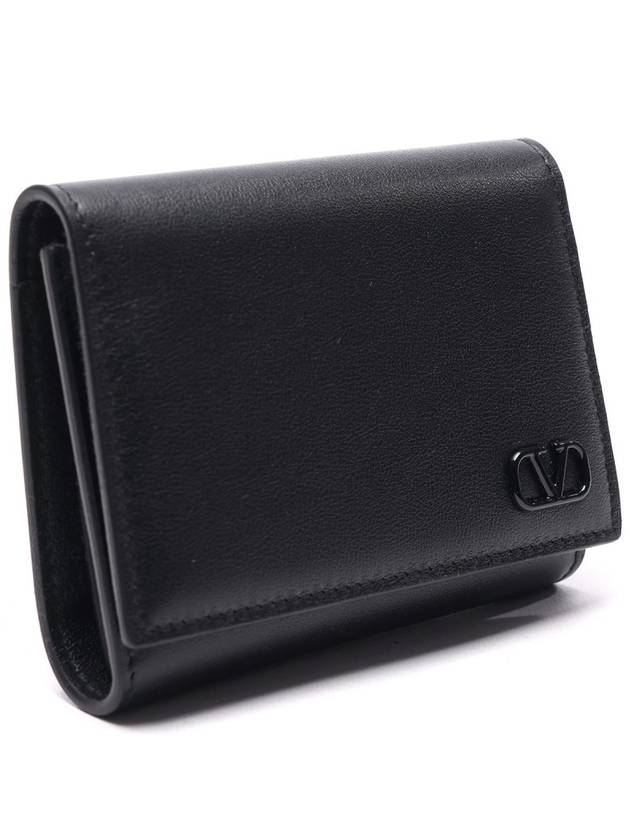 Men's V Logo Signature 3fold Bicycle Wallet - VALENTINO - BALAAN 3