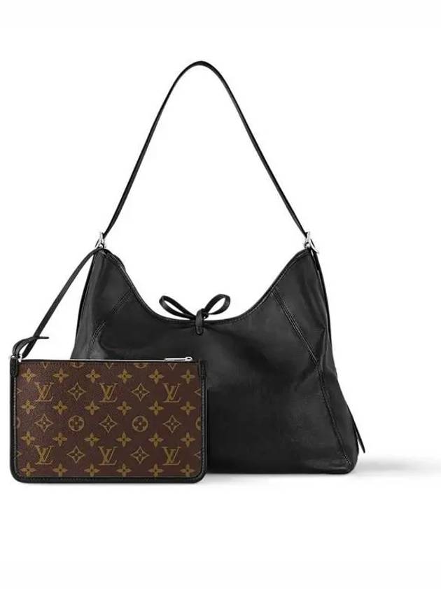 Carry All Dark MM Shoulder Bag Black - LOUIS VUITTON - BALAAN 5