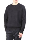 Men's Waffle Knit Top Black - NEIL BARRETT - BALAAN 2