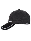 Check pattern ball cap GF8411BLACK - BLACK&WHITE - BALAAN 3