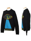 5SW096 4MB 99 Spaceship Patch Black Sweatshirt - KENZO - BALAAN 2