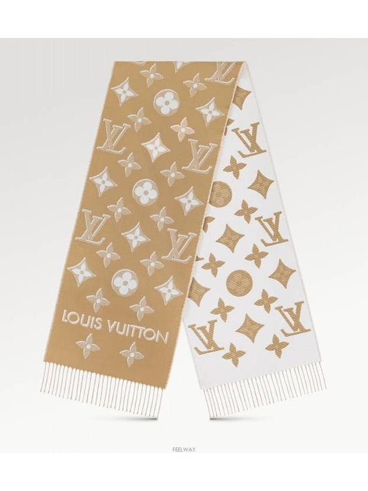 LV Essential Shine Scarf Beige - LOUIS VUITTON - BALAAN 2