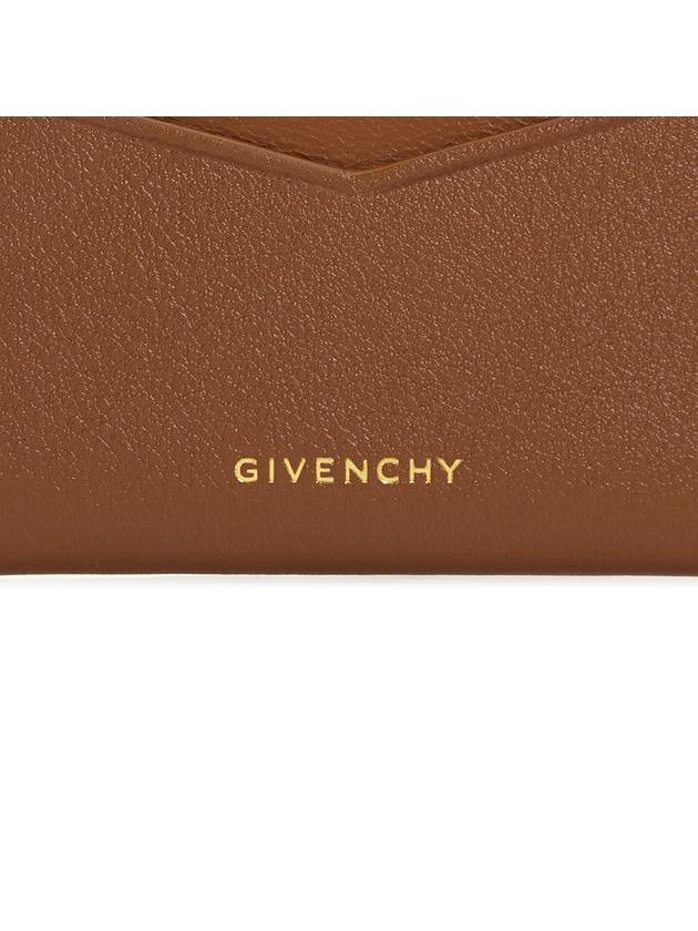 4G Calfskin Card Wallet Brown - GIVENCHY - BALAAN 7