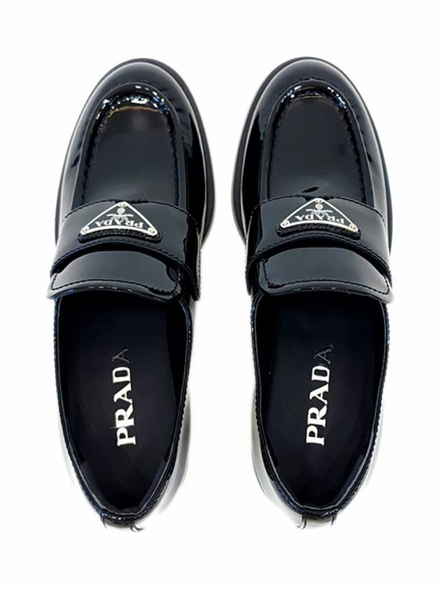 Patent Leather Loafers Black - PRADA - BALAAN 4