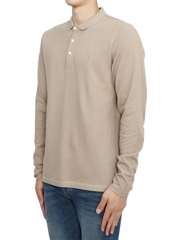 Reformed Men's Collar Long Sleeve T-Shirt MD170H STONE TAUPE - ALLSAINTS - BALAAN 2