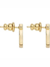 Gancini gold earrings 760119 - SALVATORE FERRAGAMO - BALAAN 3