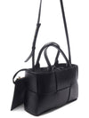 Arco Mini Tote Bag Black - BOTTEGA VENETA - BALAAN 4