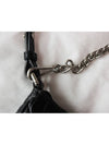 Le Cagol Mini Silver Chain Crocodile Shoulder Bag Black - BALENCIAGA - BALAAN 8