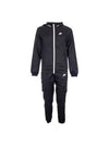 Club Lined Woven Tracksuit Black - NIKE - BALAAN 2