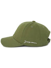 La Casquette Signature Baseball Cap Khaki - JACQUEMUS - BALAAN 4