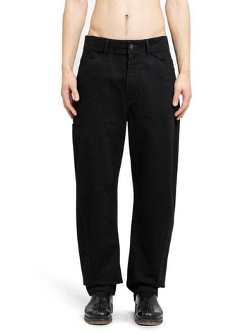 Twisted Workwear Straight Pants Black - LEMAIRE - BALAAN 1