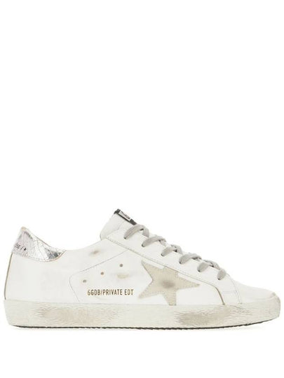 Silver Tab Super Star Low Top Sneakers White - GOLDEN GOOSE - BALAAN 2