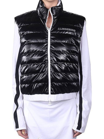 Women's Isla Reversible Vest Black - J.LINDEBERG - BALAAN 1