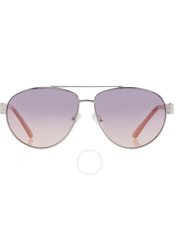 Guess Factory Smoke Gradient Pilot Unisex Sunglasses GF0414 10B 60 - GUESS - BALAAN 1