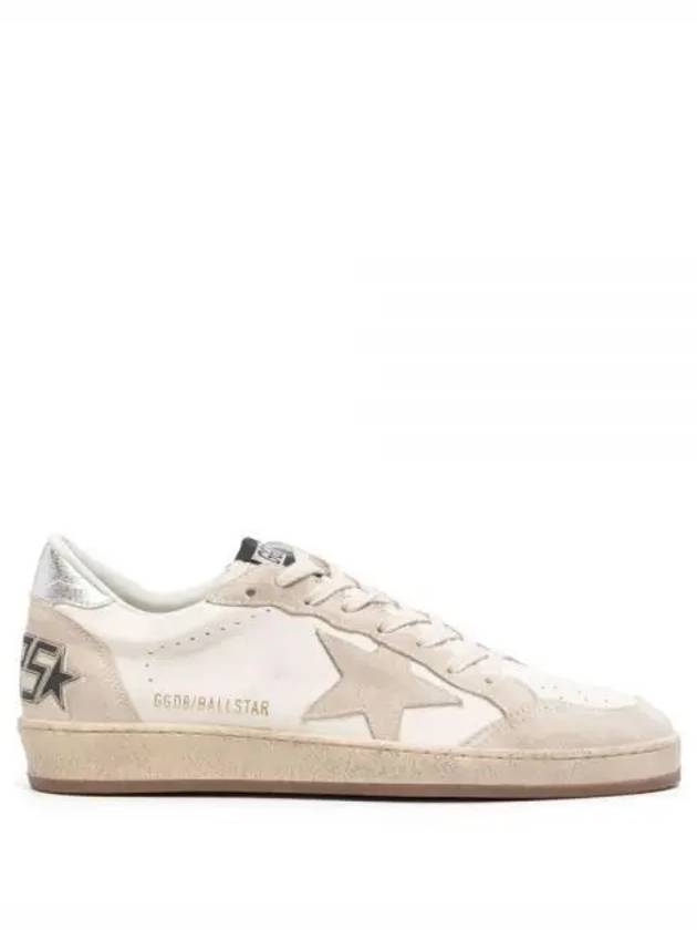 Ball Star Low Top Sneakers Grey White - GOLDEN GOOSE - BALAAN 2