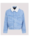 Padded Denim Jacket Powder Blue - ACNE STUDIOS - BALAAN 2