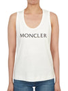 Logo Print Sleeveless White - MONCLER - BALAAN 2