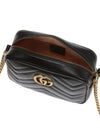 GG Marmont Zip Top Matelasse Mini Cross Bag Black - GUCCI - BALAAN 5