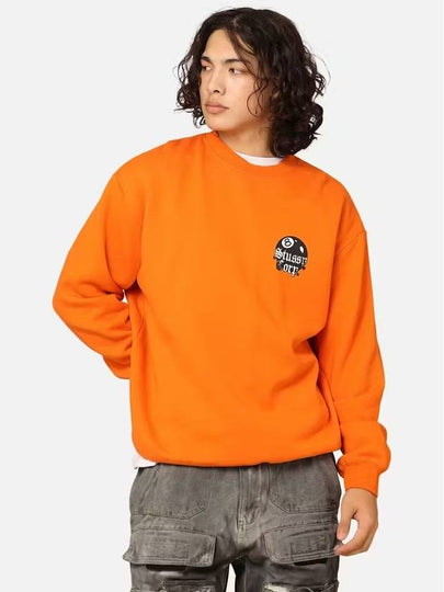 8 Ball Cope Fleece Crew Sweatshirt Coral - STUSSY - BALAAN 2