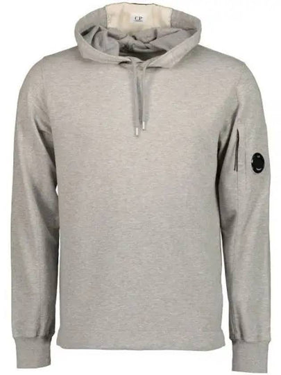 Men's Lens Wappen Fleece Hoodie Grey - CP COMPANY - BALAAN 2