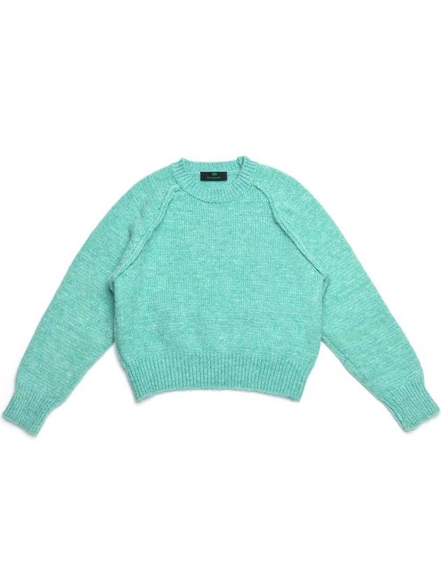 Doyou Know MC Women s Wool Blend Melange Mint Round Knit DO6242KT41 1 - DOYOUKNOWMC GOLF WEAR - BALAAN 1