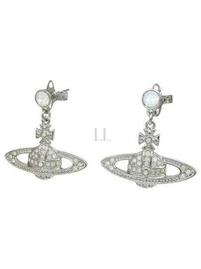 Mini Bas Relief Drop Earrings Silver - VIVIENNE WESTWOOD - BALAAN 2