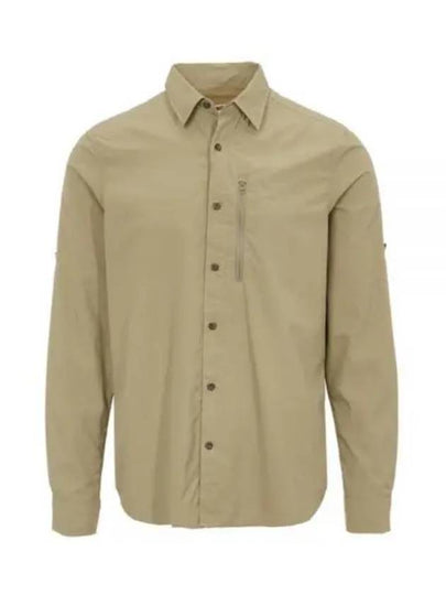 Men's Abisko Hike Long Sleeves Shirt Dune Beige - FJALL RAVEN - BALAAN 2