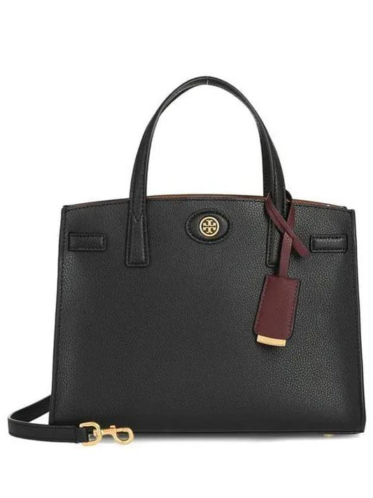 Robinson Small Tote Bag Black - TORY BURCH - BALAAN 2