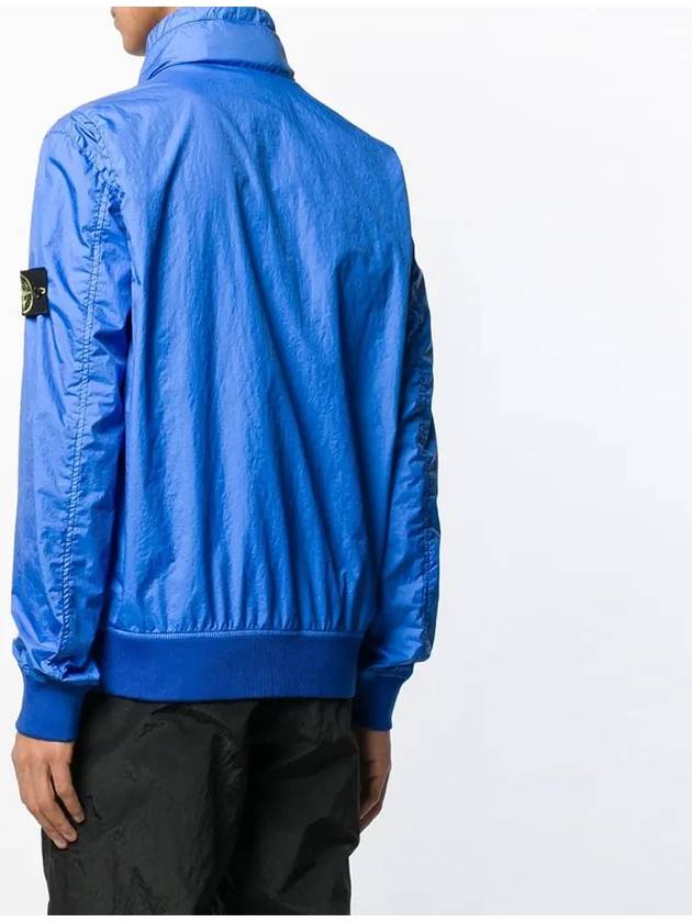 Membrana Waterproof Windproof Zip-up Jacket Blue - STONE ISLAND - BALAAN 4