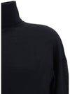 Cassandre Turtleneck Black - SAINT LAURENT - BALAAN 3