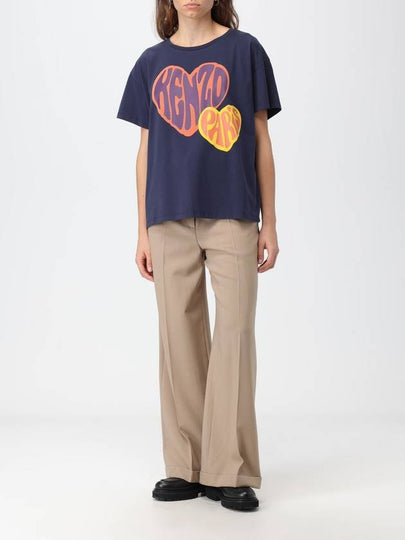 T-shirt Kenzo in cotone con stampa Heart Kenzo - KENZO - BALAAN 2