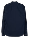 Men's Gabardine Long Sleeve Shirt Navy - CP COMPANY - BALAAN.