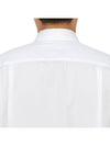 Men's Red Heart Long Sleeve Shirt White - COMME DES GARCONS - BALAAN 8