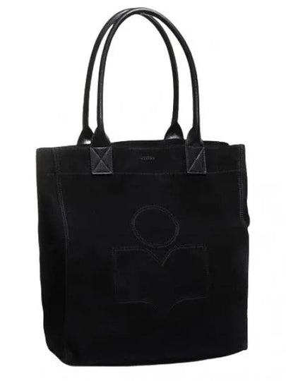 Yenky Small Suede Tote Bag Black - ISABEL MARANT - BALAAN 2