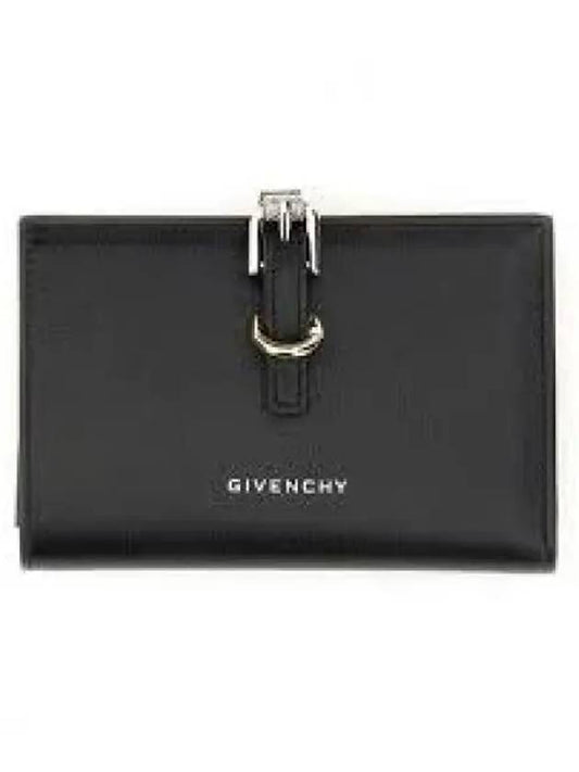 Voyou Leather Half Wallet Black - GIVENCHY - BALAAN 2