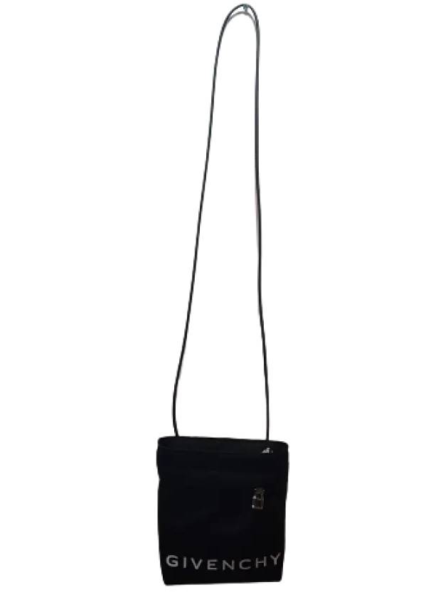 Logo Nylon Pouch Cross Bag Black - GIVENCHY - BALAAN 3