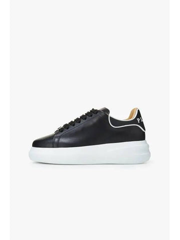 Men s Bumper Platform Leather Sneakers Black - PHILIPP PLEIN - BALAAN 1