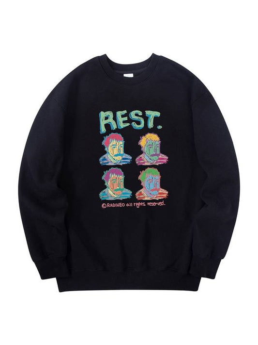 Rest Sweatshirt Black - RADINEO - BALAAN 2