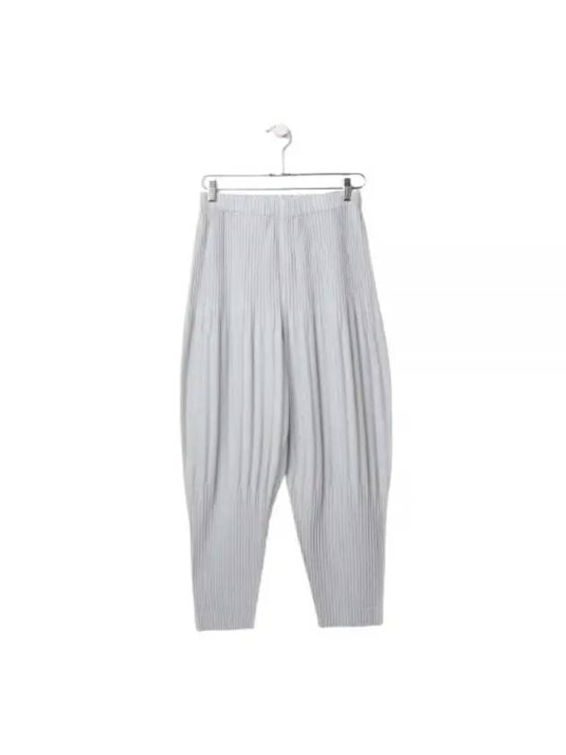 Pleated Track Pants Grey - ISSEY MIYAKE - BALAAN 1