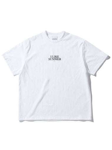 I Like Summer Short Sleeve T-Shirt White - GRAN TURISMO - BALAAN 1