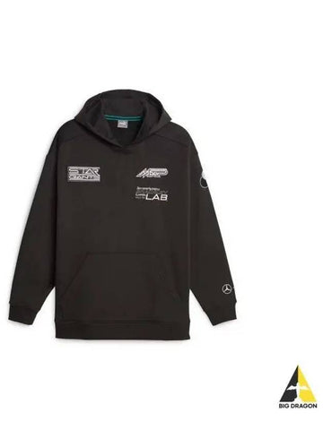 MAPF1 Garage Crew Hooded Sweatshirt Black 621137 01 - PUMA - BALAAN 1