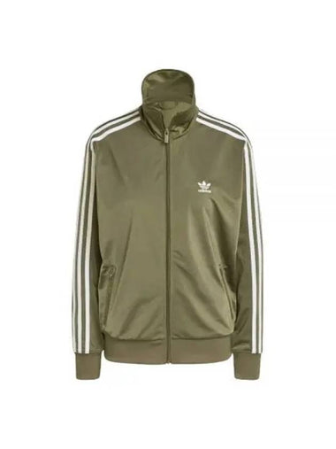 Adicolor Classic Loose Firebird Track Top Olive Strata Women KR - ADIDAS - BALAAN 1