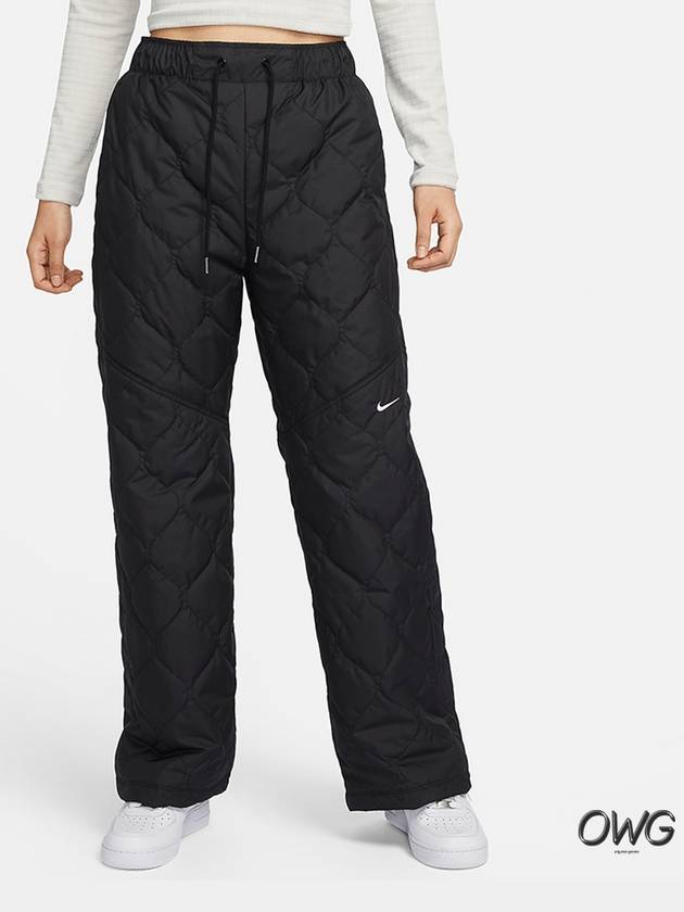 Pants Padded Women s Quilted Training Suits High Waist - NIKE - BALAAN 1