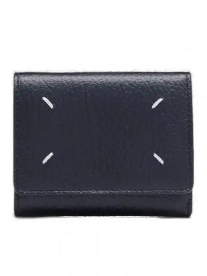 Zip Compact Tri-Fold Half Wallet Black - MAISON MARGIELA - BALAAN 2