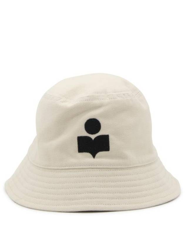 Haley Embroidered Logo Bucket Hat Ivory - ISABEL MARANT - BALAAN 2