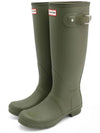 Original Tall Wellington Rain Boots Olive - HUNTER - BALAAN 6